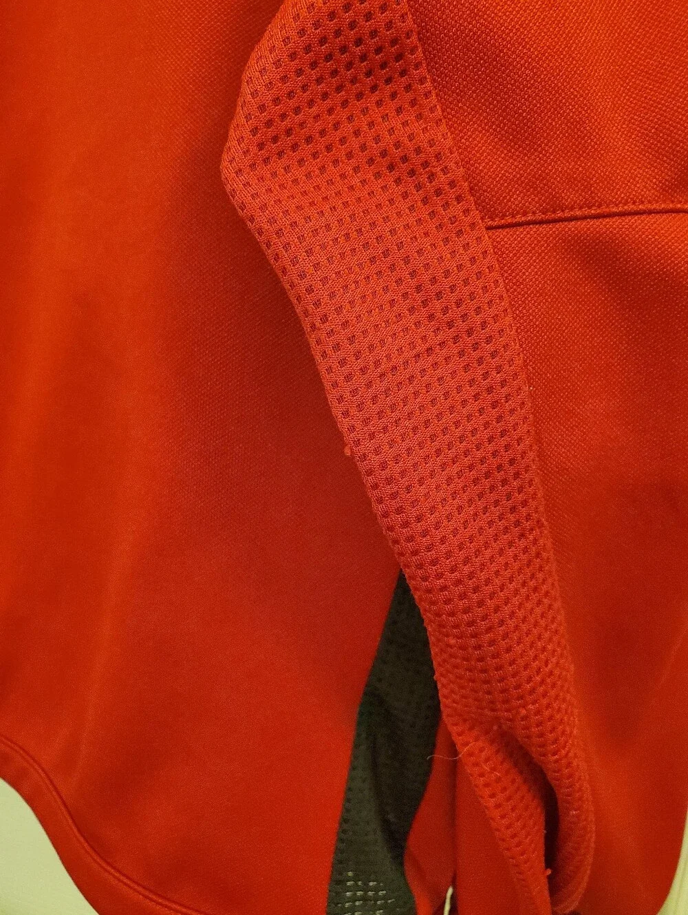 Vintage Adidas Men’s Red Full-Zip Track Jacket 2007 Size M